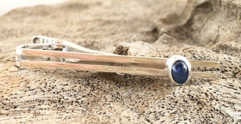 Natural sapphire ◇ SV tie pin - Other - Gemstone 