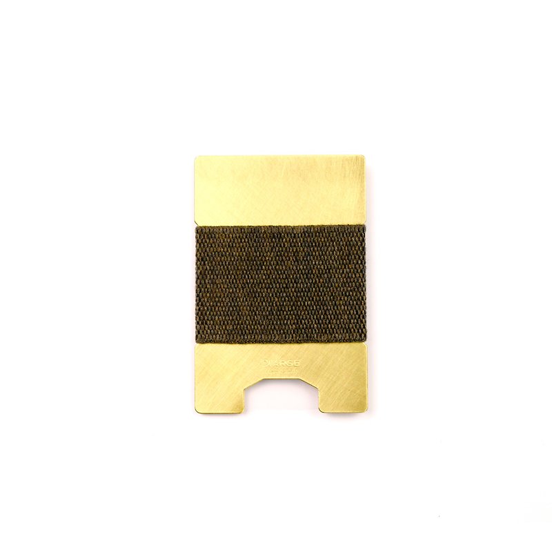 METAL PLATE CARD HOLDER 黃銅薄型卡片夾 I 金 I - 卡片套/卡片盒 - 其他金屬 金色