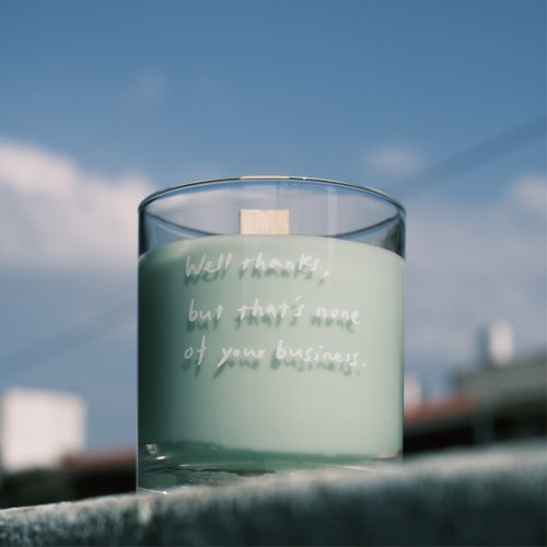 Jeidi 接地 GIN DU LAN系列-不想被管 洋甘菊&檸檬薄荷 250ml香氛木片蠟燭