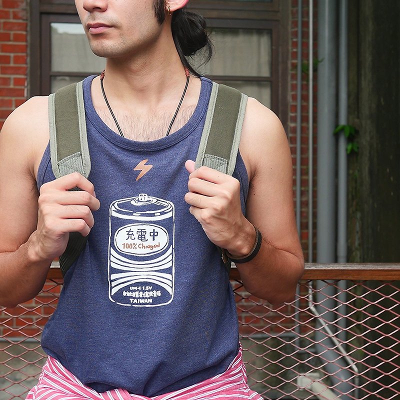 2023 Summer Retro Vest Hanging Ga/ Recommended Gifts for Boys Who Are Charging - Men's Tank Tops & Vests - Cotton & Hemp 