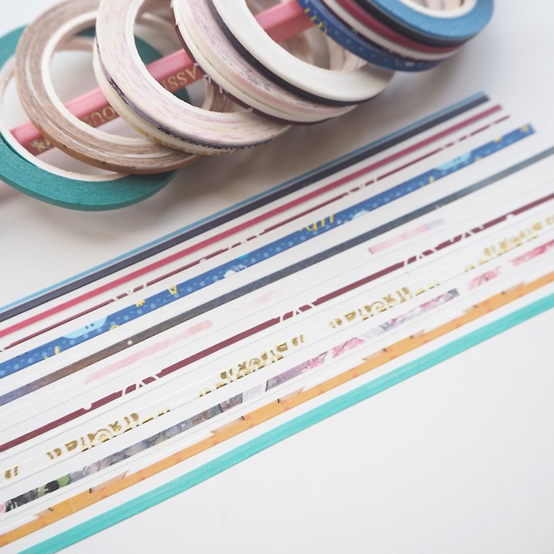 Paper tape small volume bleeding volume (note! Single purchase does not ship any product after shipment) - Washi Tape - Paper 
