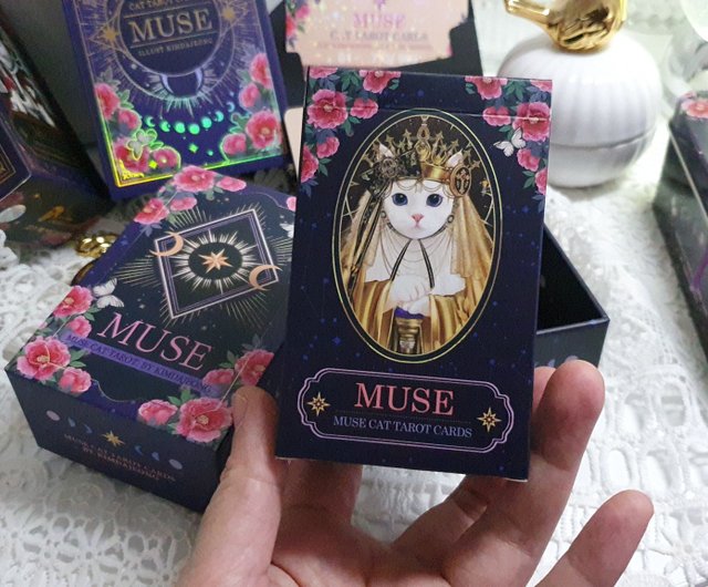 【正規品】韓国インディーズデッキ✨芸術的なオリエンタル猫のタロットカード ミューズキャットタロットカード（韓国正規品） - ショップ
