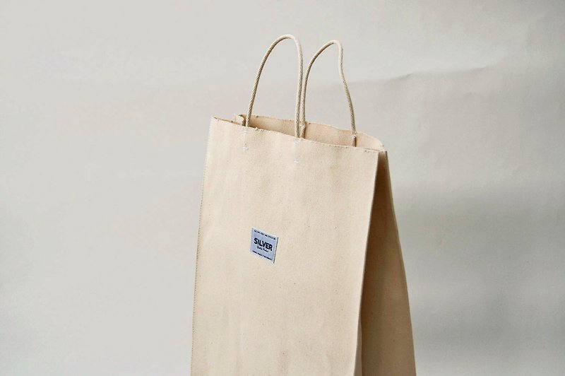Tote bag NEIGHBOR M - กระเป๋าถือ - ผ้าฝ้าย/ผ้าลินิน ขาว