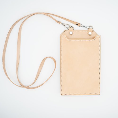 The Lederer 輕便手機卡片包。手縫皮革材料包。BSP209