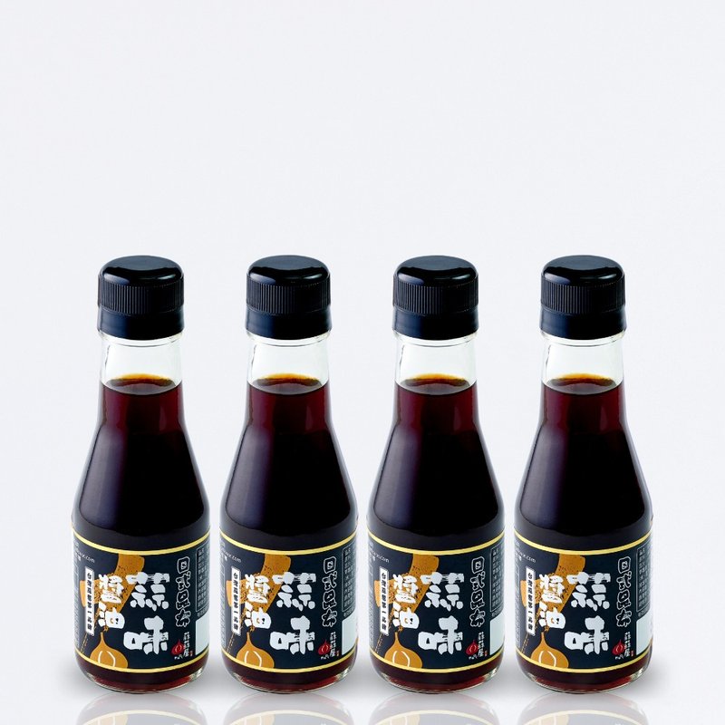 [Fast arrival at Garlic House] Garlic Garlic Japanese Kombu Garlic Soy Sauce 4 pieces - New product on the market - เครื่องปรุงรส - แก้ว สีดำ