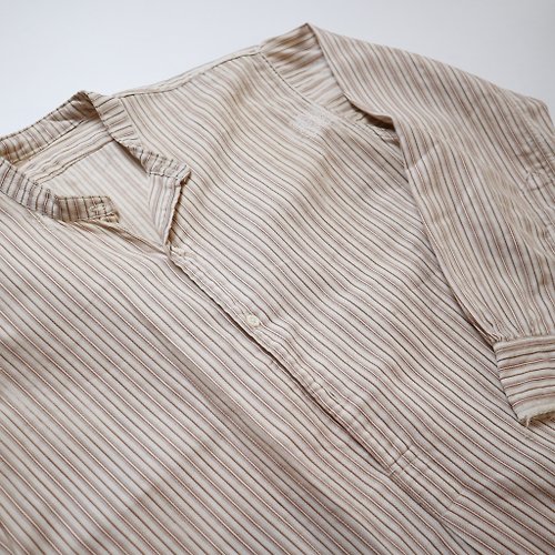 富士鳥古著1930s French striped work shirt 法國古董工作- 設計館富士鳥古著屋其他- Pinkoi