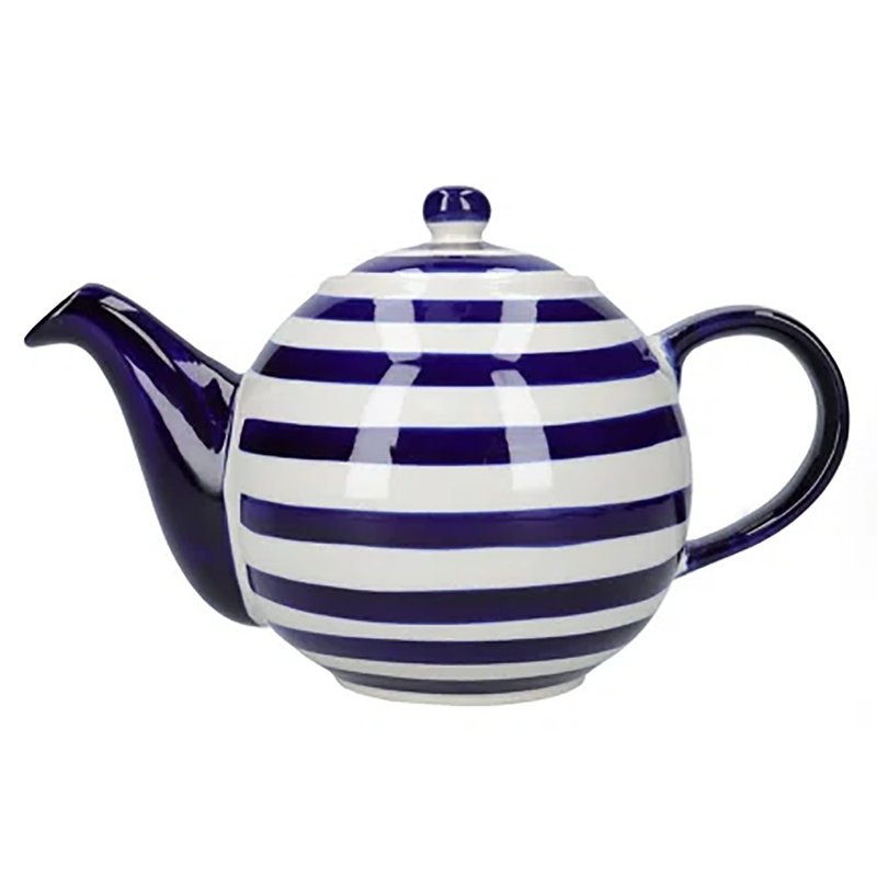 London Pottery / 藍帶地球儀茶壺 - 茶壺/茶杯/茶具 - 陶 藍色