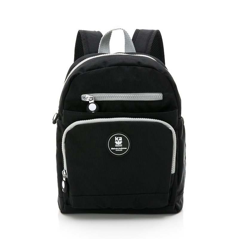 [Kinloch Anderson] Misty Forest Multifunctional Compartment Small Backpack - Black - Backpacks - Nylon Black
