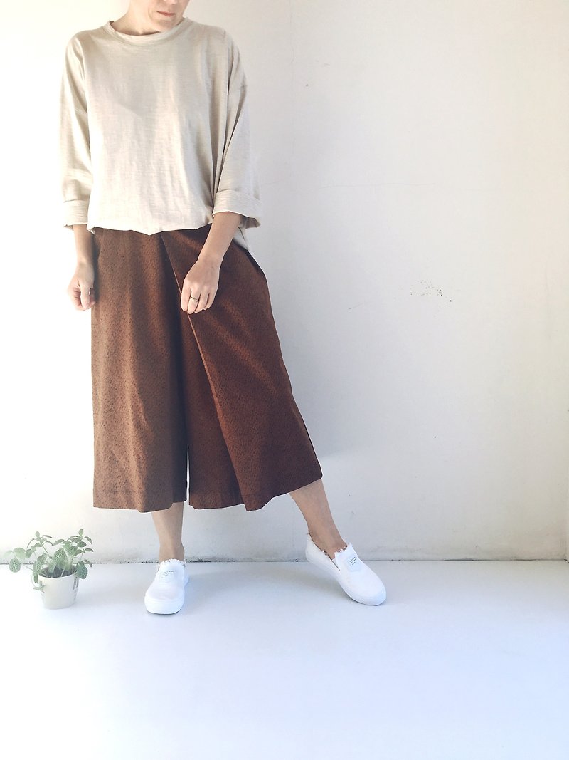 Wide pants - skirt - 闊腳褲/長褲 - 紙 