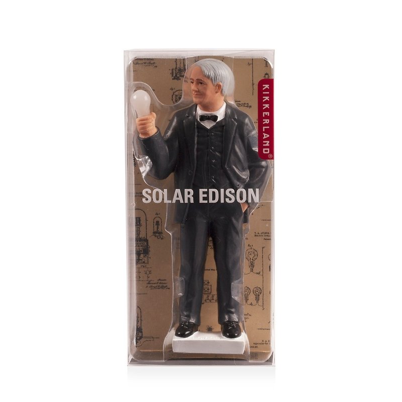 ソーラーエジソン照明人形 - 人形・フィギュア - その他の素材 