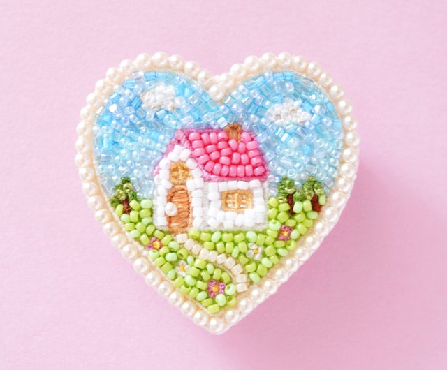 【のんち】ピンクハウス ブローチ いちご ハート 1000円お値引き のんち様専用】ピンクハウス ブローチ いちご ハート お値引き