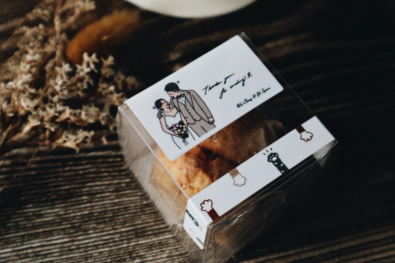 【手手司康】迷你司康/婚禮小物/桌上禮/企業活動點心2入組 x20盒 - 零食/點心 - 新鮮食材 