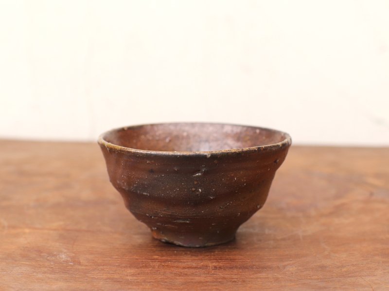 備前焼 ぐい呑み　gi-059 - 酒杯/酒器 - 陶 咖啡色