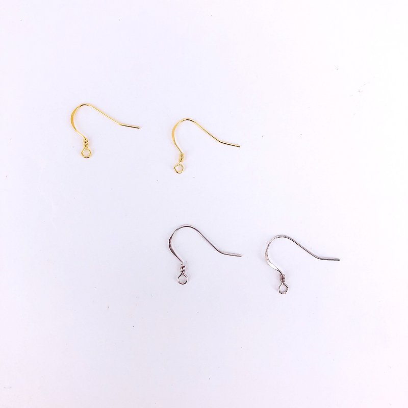 925 silver earrings hook replace - งานโลหะ/เครื่องประดับ - เงินแท้ สีเทา