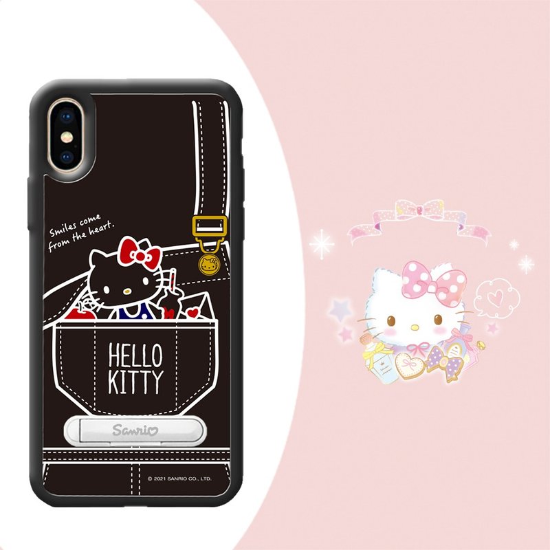 Sanrio iPhone X full range of shock-absorbing stand phone case-Cowboy Katie - เคส/ซองมือถือ - วัสดุอื่นๆ หลากหลายสี