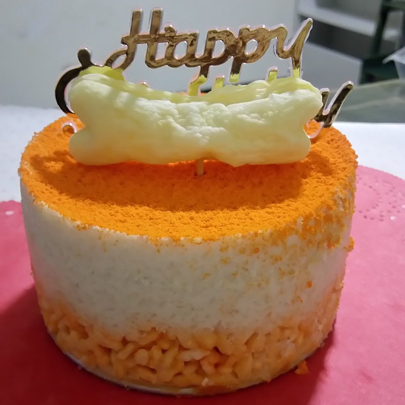 【Cheese Chicken】Dog Mousse Birthday Cake-4 inches