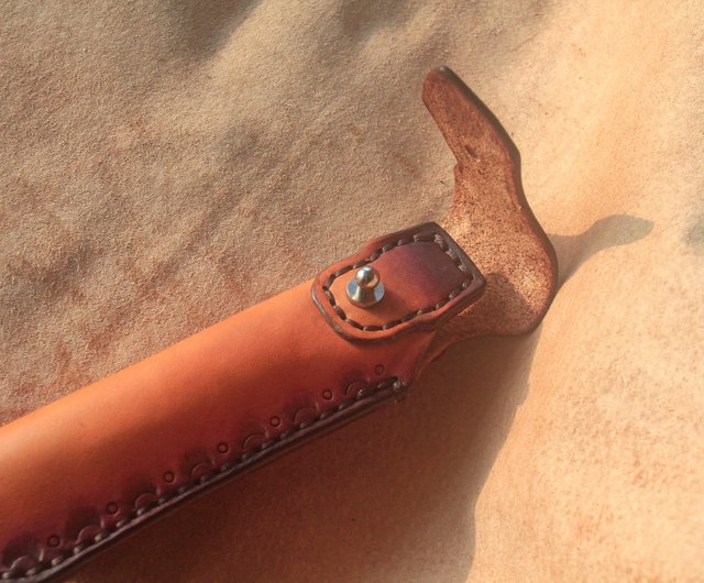 Custom Leather Hand Made Knife Sheath{10 inch BAYONET}