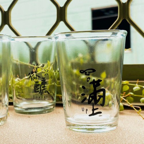 富貴堂　ビールジョッキ 富貴堂 / たる型ビールジョッキ・ミニ（金色） - RHINES