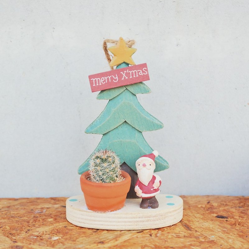 [Wooden Santa Claus Series - Christmas Special Combination] - ตกแต่งต้นไม้ - ไม้ 