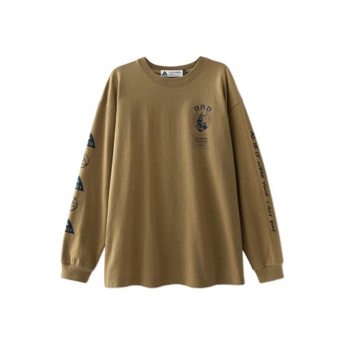 POLER 臺灣總代理 POLeR X Filter017 D.B.D Logo Long Sleeves Tee 重磅長Tee / 棕