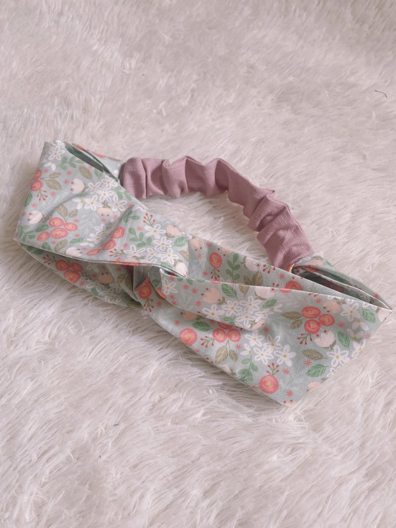 【TiNa】Handmade headbands, children's headbands, cross headbands, adult/kid/baby headbands - Hair Accessories - Cotton & Hemp Multicolor