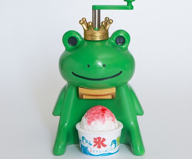 コポー　カエル　レトロ　かき氷 ダイカイ Copeau カエルのコポー かき氷 カエルはつらいよ