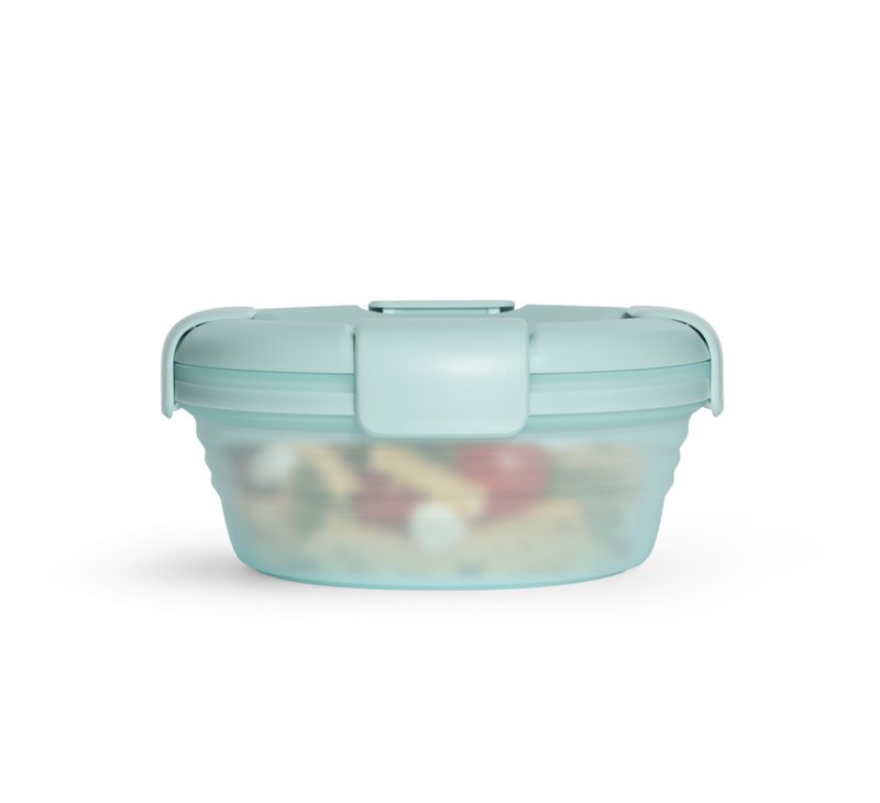 Stojo Bowl, 36oz / 1.1L, Aquamarine Tint - Other - Silicone Blue