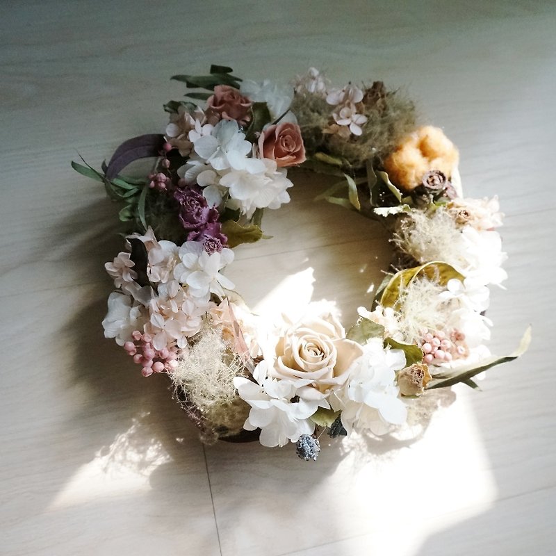 Romantic Wreath in Wonderland - ตกแต่งต้นไม้ - พืช/ดอกไม้ 