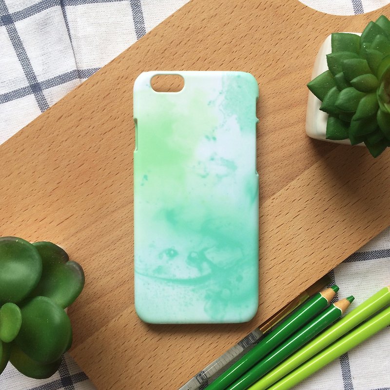Green lake. Matte Case( iPhone, HTC, Samsung, Sony, LG, OPPO) - Phone Cases - Plastic Green