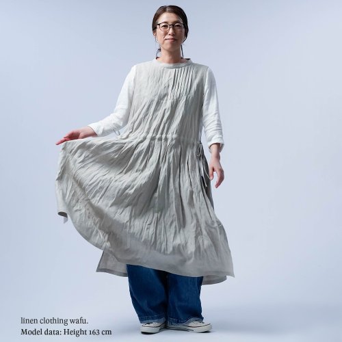 wafu リネン　麻　ワンピース wafuのリネンワンピースについて 【 wafu 】 linen clothing