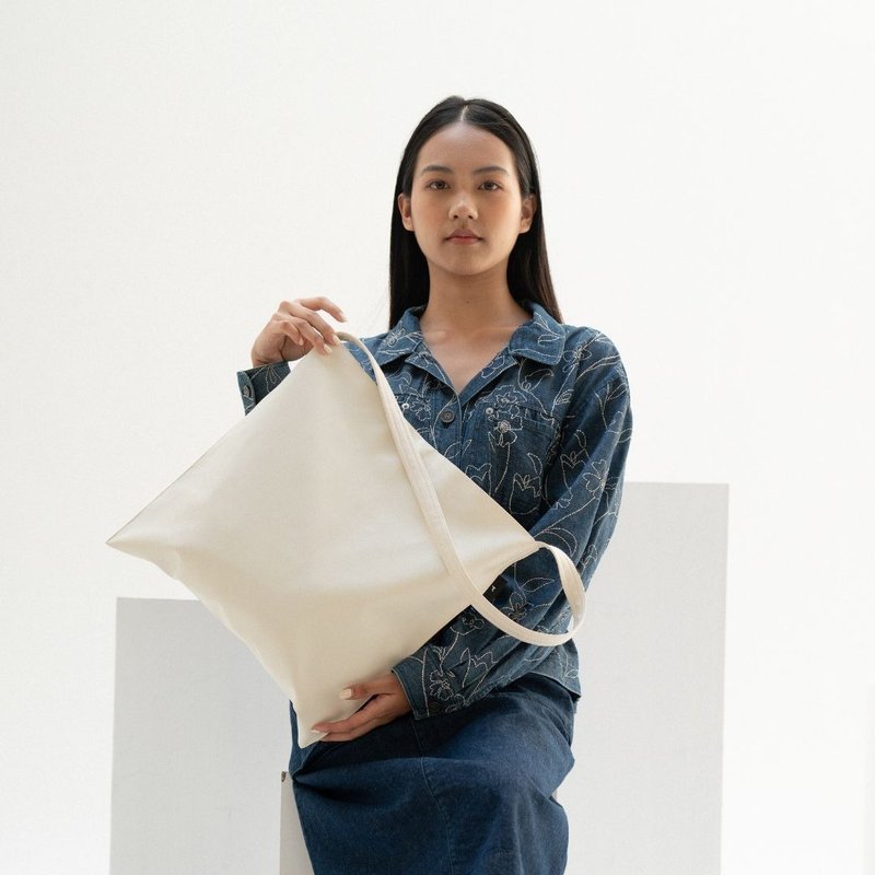 HOBO LARGE - LILY WHITE / RUST BRAND - 其他 - 人造皮革 白色