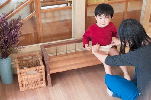 肘掛け付ベンチ - ショップ eguchi toys キッズ家具 - Pinkoi