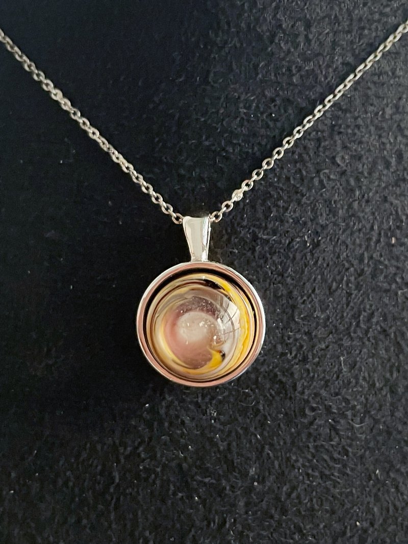 仿毛髮骨灰琉璃項鍊-客製化 - 項鍊 - 玻璃 