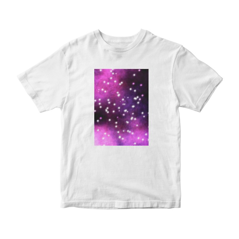 Space Galaxy Nebula Star P12 T-shirt White Unisex - Men's T-Shirts & Tops - Cotton & Hemp White