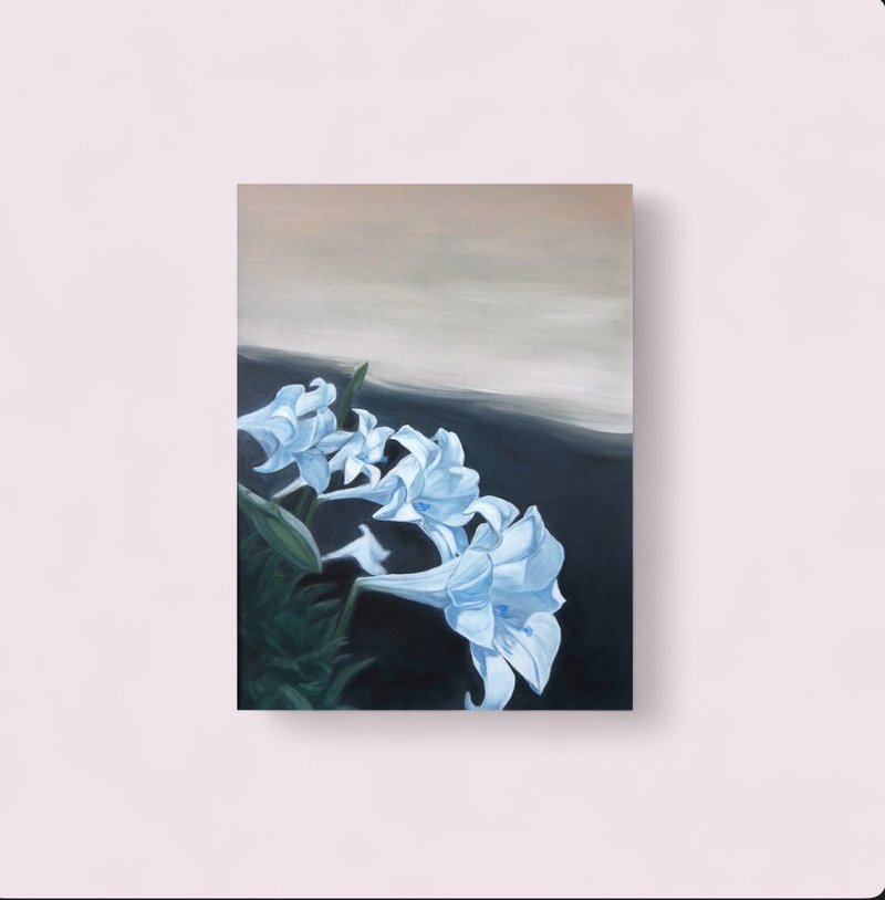 迷霧系列-在迷霧中的野百合呼嘯 - 海報/掛畫/掛布 - 棉．麻 