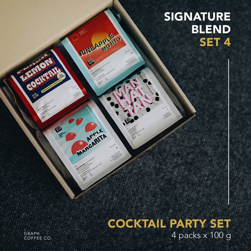 GRAPH | เมล็ดกาแฟชุด 4 แบบ COCKTAIL PARTY SET - Coffee - Other Materials 