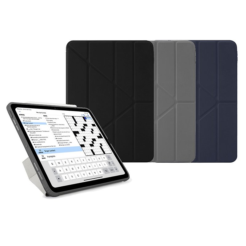 Pipetto 2024 iPad Pro 11吋/13吋 Origami 多角度多功能保護套 - 平板/電腦保護殼 - 塑膠 
