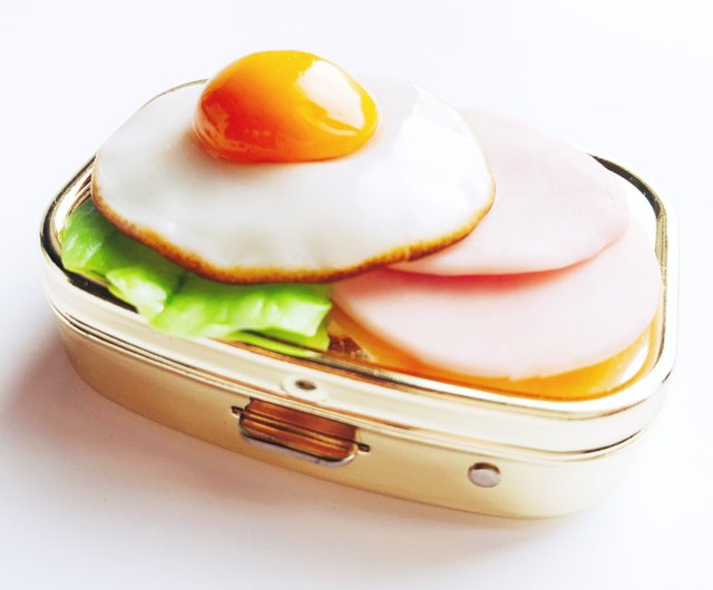 ハムエッグのピルケース フェイクフード 食品サンプル - ショップ Fake