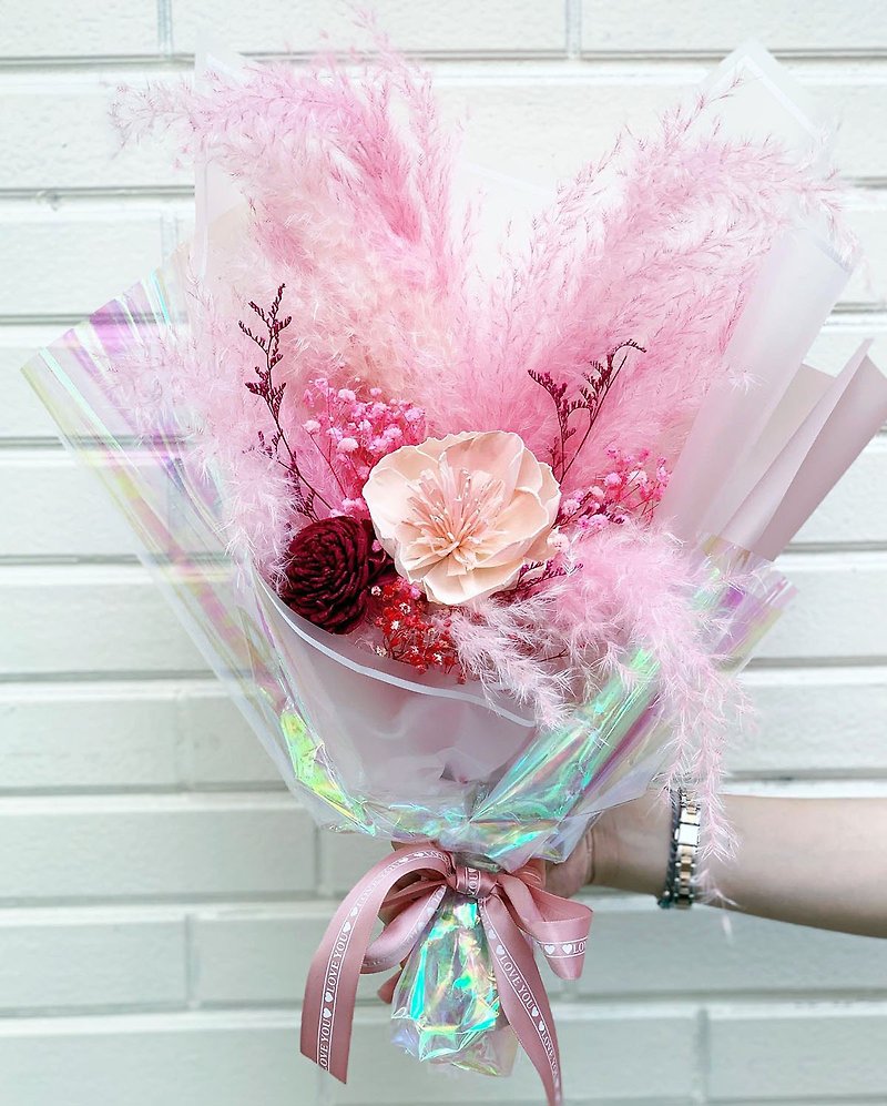 Neon dry bouquet powder - Dried Flowers & Bouquets - Plants & Flowers Pink