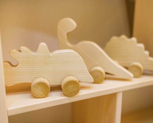 FirebirdWorkshop Wooden toy on wheels, Toddler push toys, Push and pull toy, Waldorf toy dinosaur