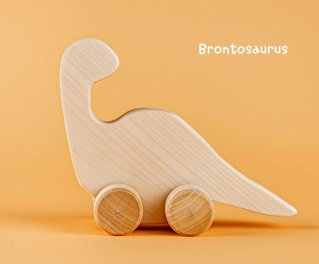 Wooden toy on wheels, Toddler push toys, Push and pull toy, Waldorf toy  dinosaur - Shop FirebirdWorkshop Kids' Toys - Pinkoi