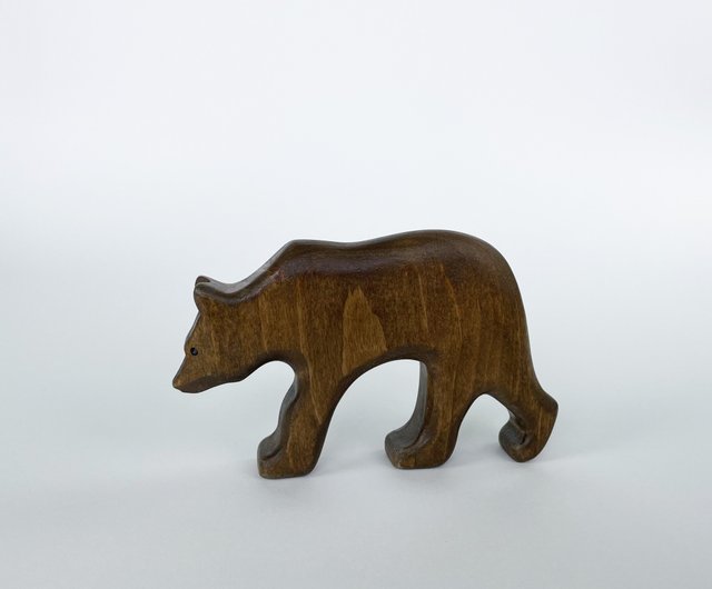 wooden bear toy