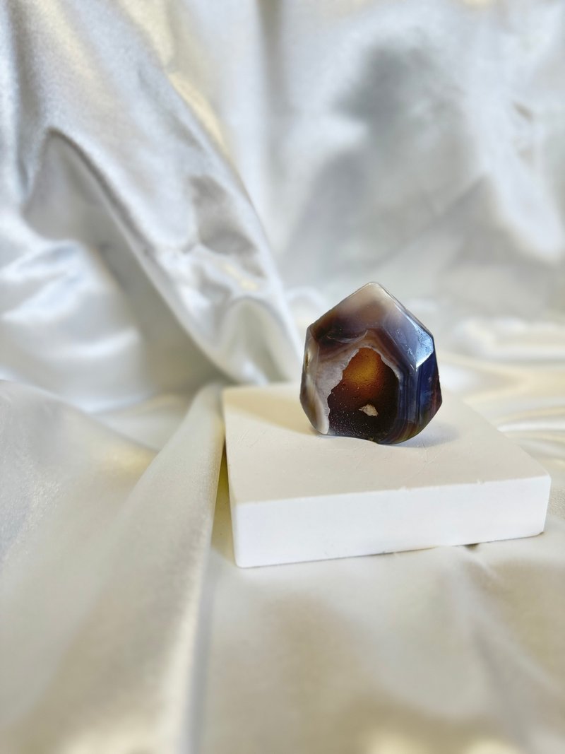 墨西哥 砂糖洞瑪瑙晶柱 - 擺飾/家飾品 - 水晶 多色