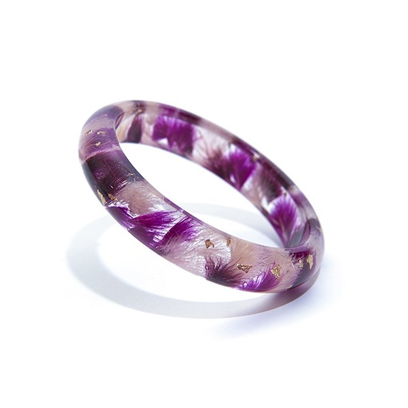 Aura series [Lupine] - Cloris Gift eternal flower bracelet - Bracelets - Plants & Flowers Multicolor