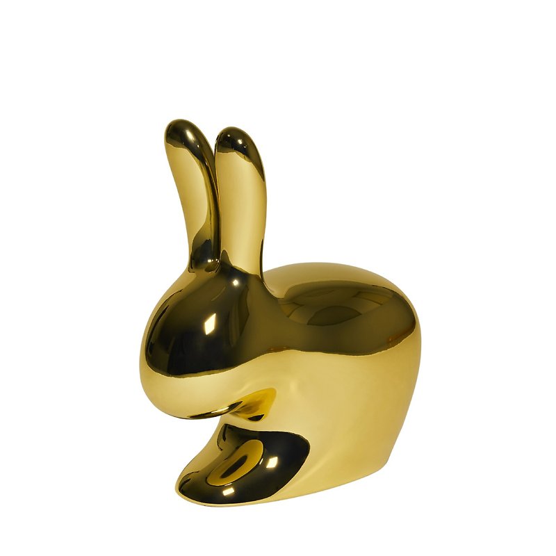 【qeeboo tw】*Refurnished Product* RABBIT CHAIR METAL GOLD - Other Furniture - Plastic Gold