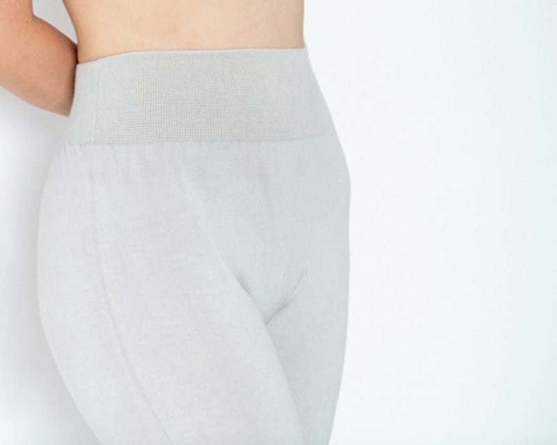 [Angelica dyed] Comfortable knit leggings [Organic Cotton, seamless] - Women's Pants - Cotton & Hemp 