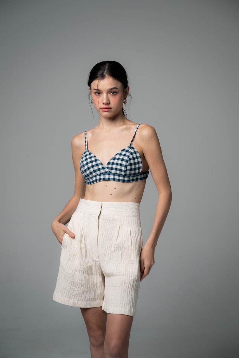 Palit Bralette (Gingham) - 女上衣/長袖上衣 - 棉．麻 