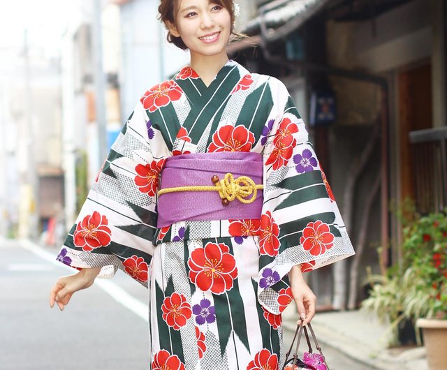Women's Yukata Obi 2-piece set F size x03-a2-1 yukata - Shop