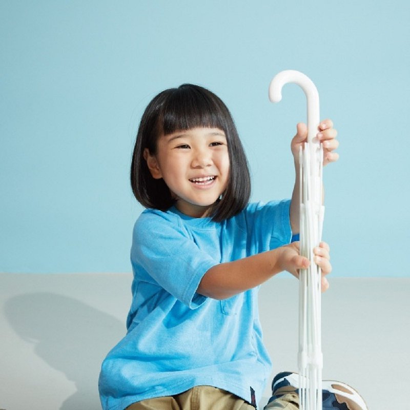 SORAKASA KIT Children's Combination Umbrella (55cm) - Umbrellas & Rain Gear - Eco-Friendly Materials Transparent