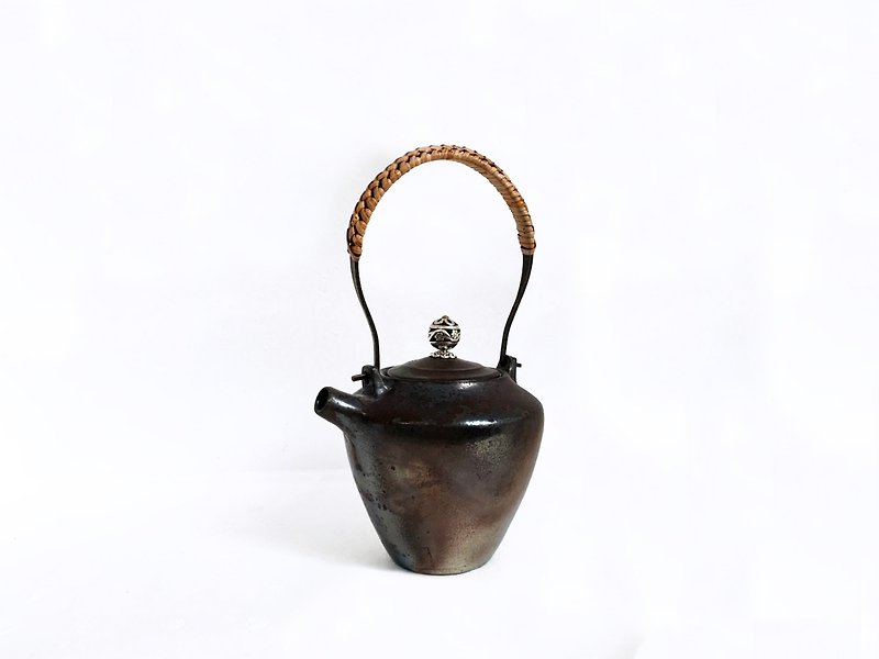 柴燒 x 提樑壺 - 花瓶/陶器 - 陶 